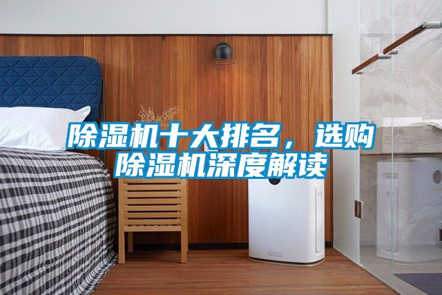 除濕機十大排名，選購除濕機深度解讀