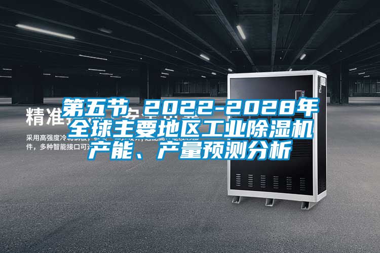 第五節(jié) 2022-2028年全球主要地區(qū)工業(yè)除濕機產(chǎn)能、產(chǎn)量預測分析