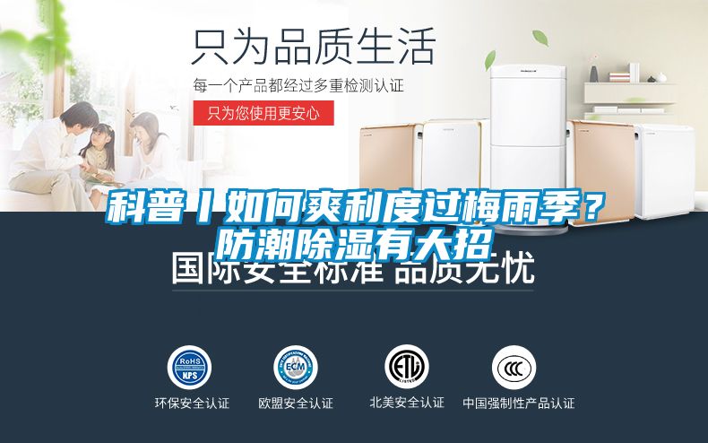 科普丨如何爽利度過梅雨季？防潮除濕有大招