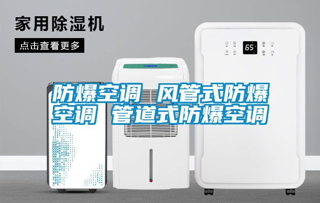 防爆空調(diào) 風(fēng)管式防爆空調(diào) 管道式防爆空調(diào)