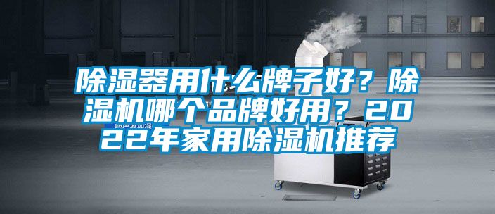 除濕器用什么牌子好？除濕機哪個品牌好用？2022年家用除濕機推薦