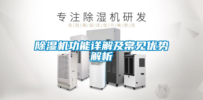 除濕機功能詳解及常見優勢解析