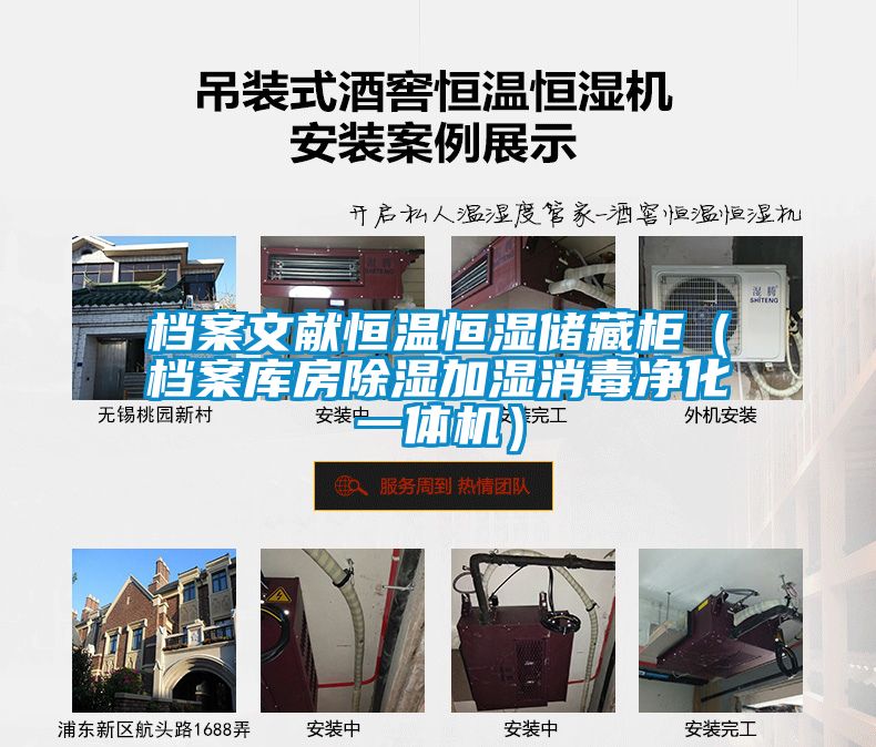 檔案文獻恒溫恒濕儲藏柜（檔案庫房除濕加濕消毒凈化一體機）