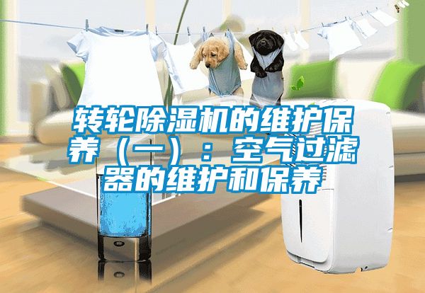 轉輪除濕機的維護保養（一）：空氣過濾器的維護和保養