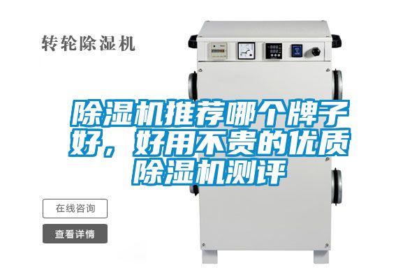 除濕機推薦哪個牌子好，好用不貴的優質除濕機測評