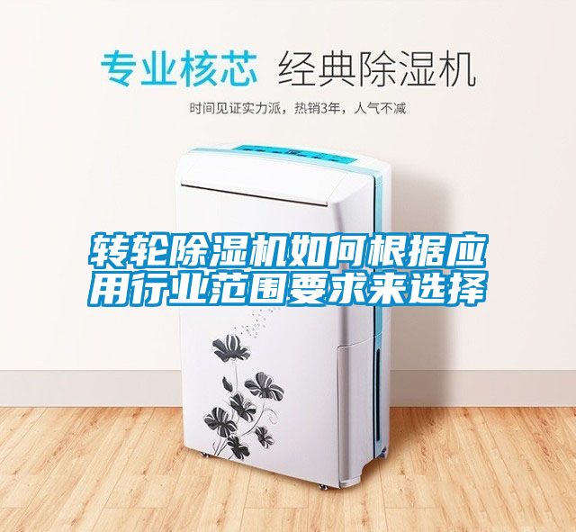 轉輪除濕機如何根據應用行業范圍要求來選擇