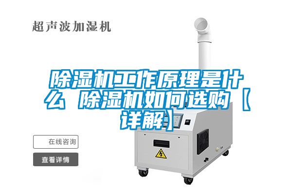 除濕機(jī)工作原理是什么 除濕機(jī)如何選購【詳解】