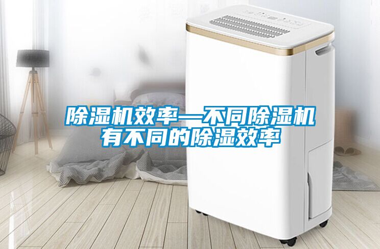 除濕機效率—不同除濕機有不同的除濕效率