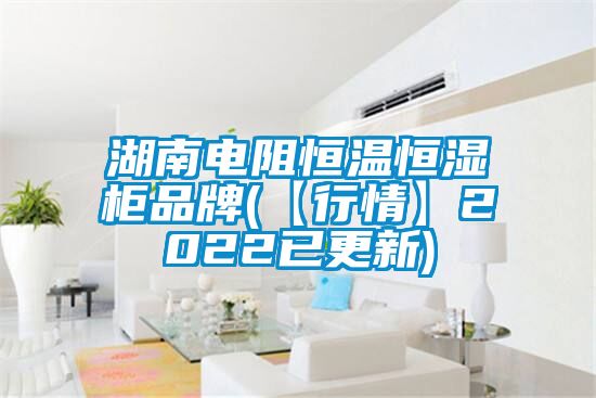 湖南電阻恒溫恒濕柜品牌(【行情】2022已更新)