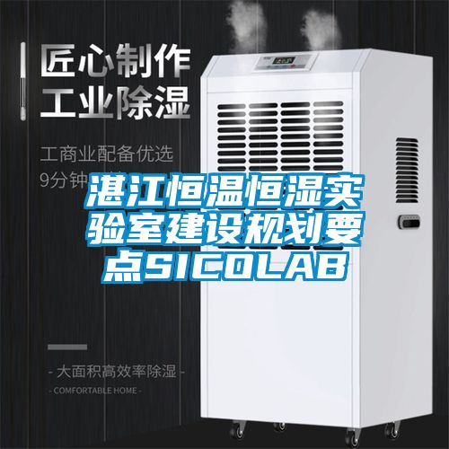 湛江恒溫恒濕實(shí)驗(yàn)室建設(shè)規(guī)劃要點(diǎn)SICOLAB