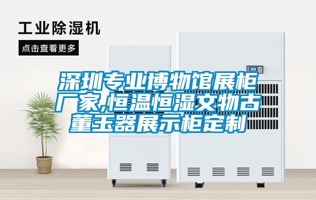 深圳專業博物館展柜廠家,恒溫恒濕文物古董玉器展示柜定制
