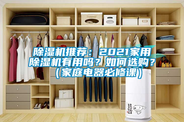 除濕機推薦：2021家用除濕機有用嗎？如何選購？（家庭電器必修課）