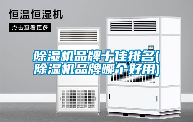 除濕機品牌十佳排名(除濕機品牌哪個好用)