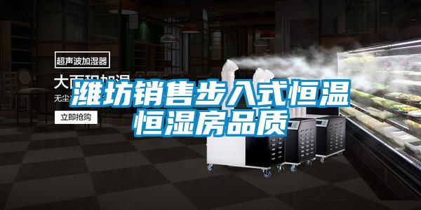 濰坊銷售步入式恒溫恒濕房品質