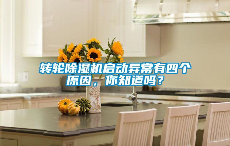 轉輪除濕機啟動異常有四個原因，你知道嗎？