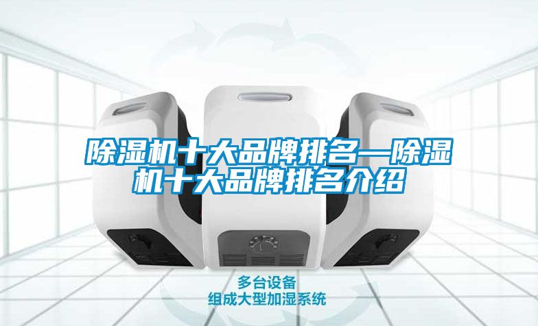 除濕機十大品牌排名—除濕機十大品牌排名介紹
