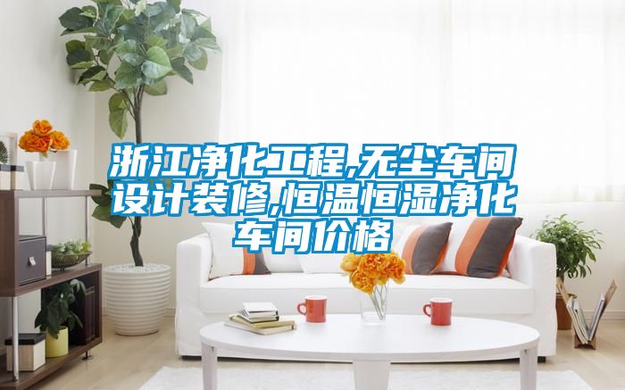 浙江凈化工程,無塵車間設計裝修,恒溫恒濕凈化車間價格