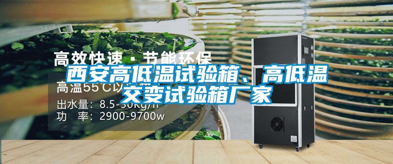 西安高低溫試驗箱、高低溫交變試驗箱廠家