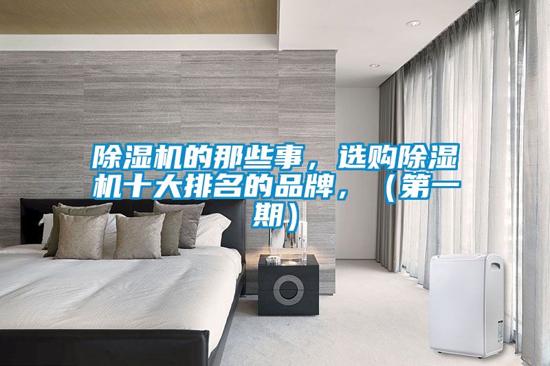 除濕機的那些事，選購除濕機十大排名的品牌，（第一期）