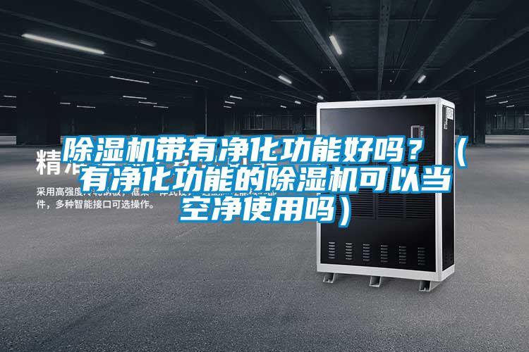 除濕機帶有凈化功能好嗎？（有凈化功能的除濕機可以當空凈使用嗎）