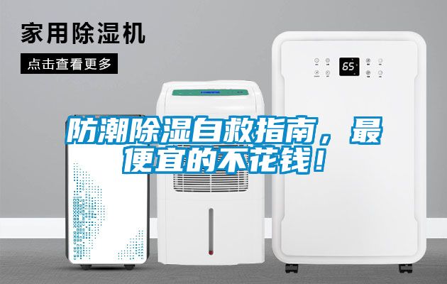防潮除濕自救指南，最便宜的不花錢！