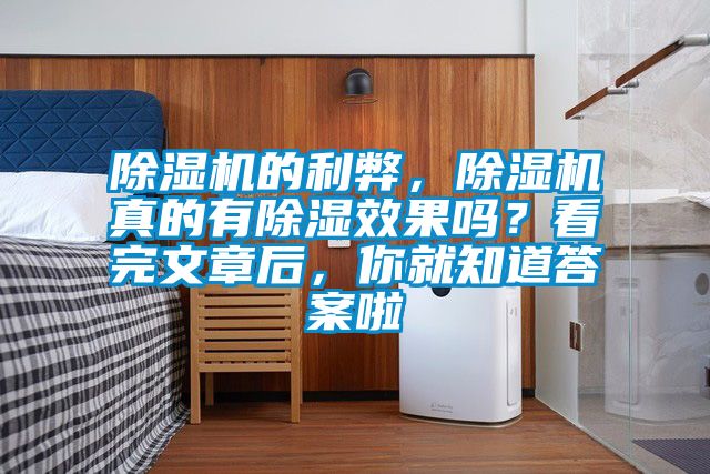 除濕機的利弊，除濕機真的有除濕效果嗎？看完文章后，你就知道答案啦