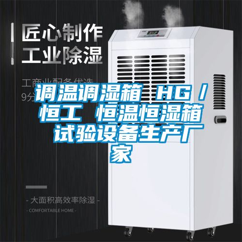 調溫調濕箱 HG／恒工 恒溫恒濕箱 試驗設備生產廠家