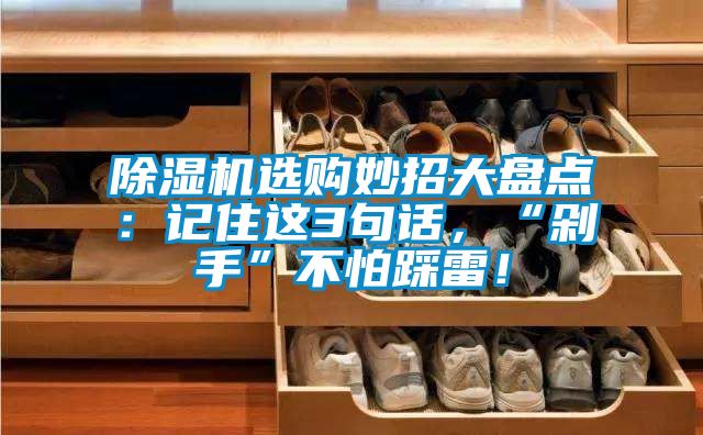 除濕機(jī)選購妙招大盤點(diǎn)：記住這3句話，“剁手”不怕踩雷！