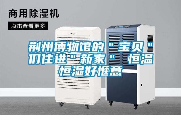 荊州博物館的＂寶貝＂們住進＂新家＂ 恒溫恒濕好愜意