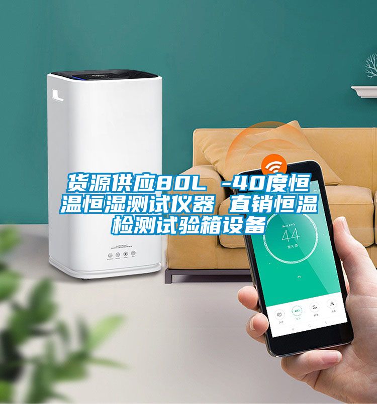 貨源供應80L -40度恒溫恒濕測試儀器 直銷恒溫檢測試驗箱設備