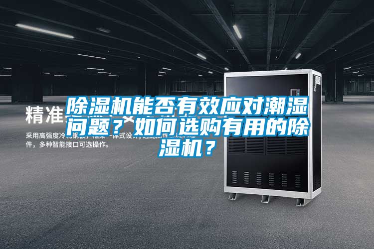 除濕機能否有效應對潮濕問題？如何選購有用的除濕機？