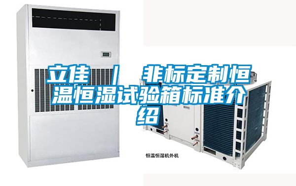 立佳 ｜ 非標定制恒溫恒濕試驗箱標準介紹