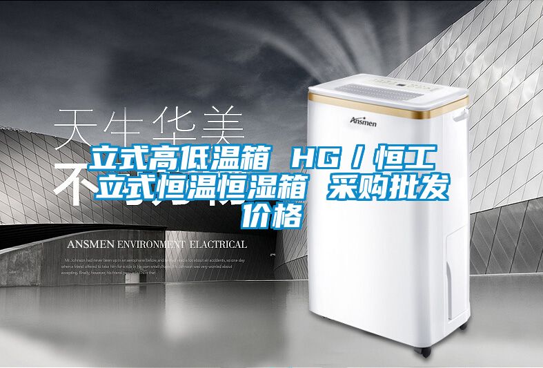 立式高低溫箱 HG／恒工 立式恒溫恒濕箱 采購批發價格