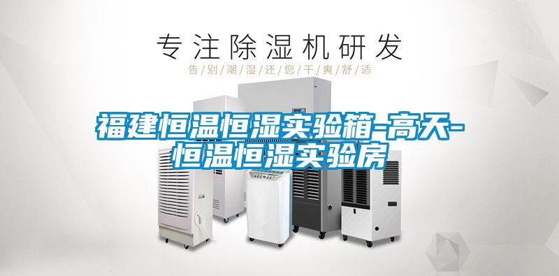 福建恒溫恒濕實驗箱-高天-恒溫恒濕實驗房