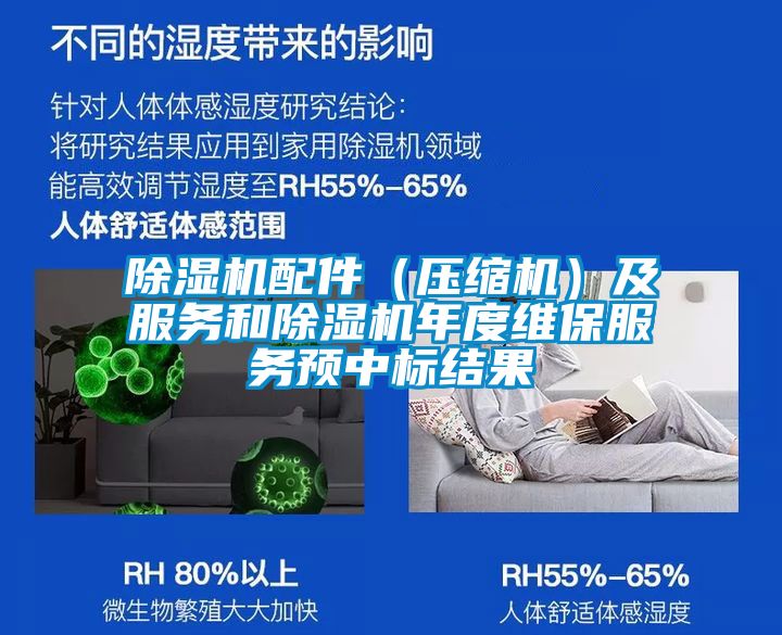 除濕機配件（壓縮機）及服務和除濕機年度維保服務預中標結果