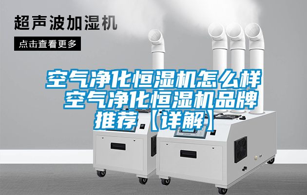 空氣凈化恒濕機怎么樣 空氣凈化恒濕機品牌推薦【詳解】