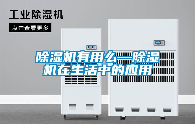 除濕機(jī)有用么—除濕機(jī)在生活中的應(yīng)用