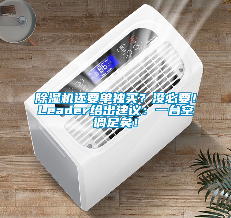 除濕機還要單獨買？沒必要！Leader給出建議：一臺空調足矣！