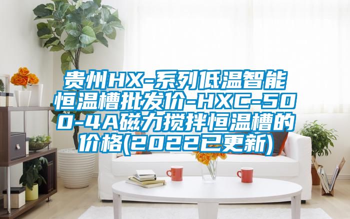 貴州HX-系列低溫智能恒溫槽批發價-HXC-500-4A磁力攪拌恒溫槽的價格(2022已更新)