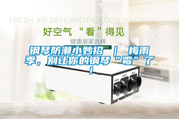 鋼琴防潮小妙招 ｜ 梅雨季，別讓你的鋼琴“霉”了！