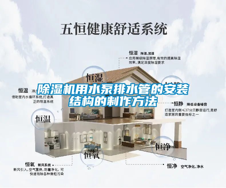 除濕機用水泵排水管的安裝結構的制作方法