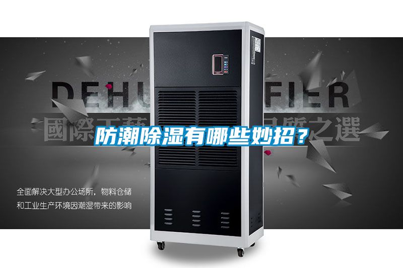 防潮除濕有哪些妙招？