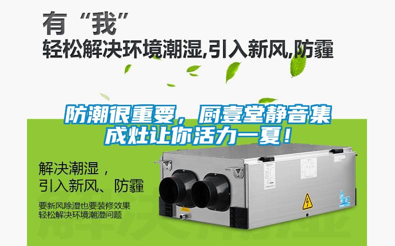 防潮很重要，廚壹堂靜音集成灶讓你活力一夏！