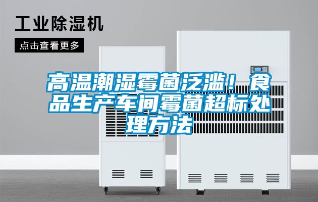 高溫潮濕霉菌泛濫！食品生產(chǎn)車間霉菌超標(biāo)處理方法