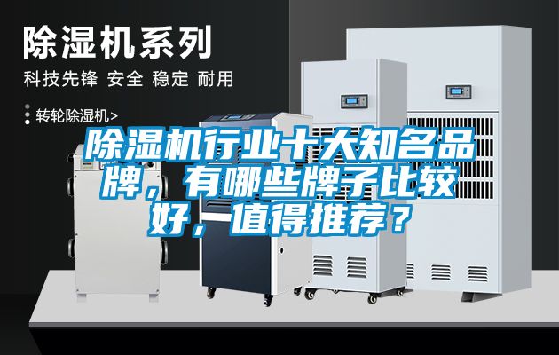 除濕機行業十大知名品牌，有哪些牌子比較好，值得推薦？