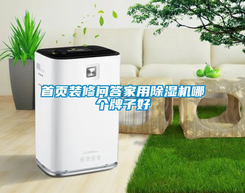 首頁裝修問答家用除濕機哪個牌子好