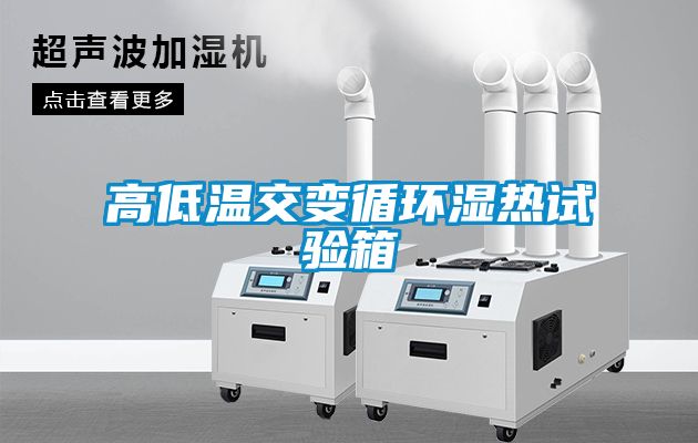 高低溫交變循環濕熱試驗箱