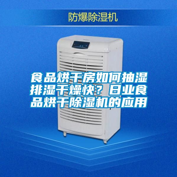 食品烘干房如何抽濕排濕干燥快？日業(yè)食品烘干除濕機(jī)的應(yīng)用