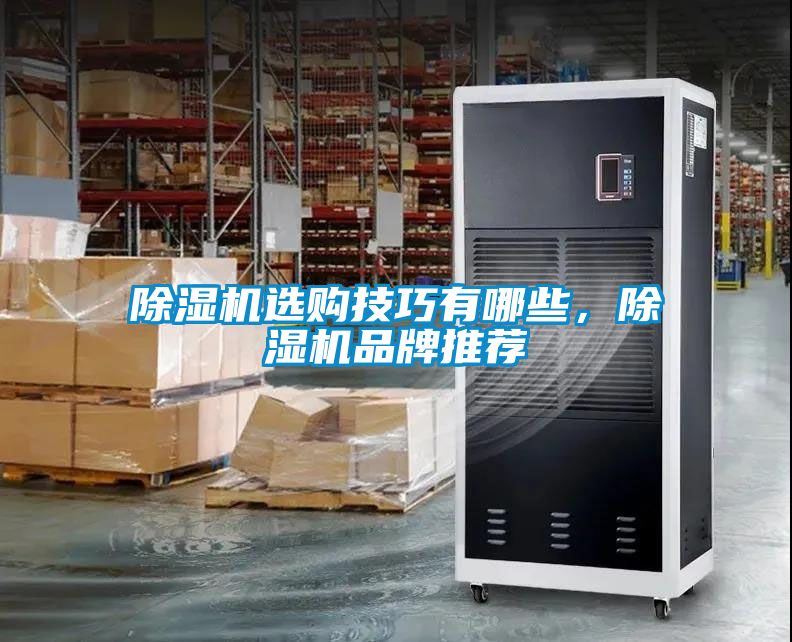 除濕機選購技巧有哪些，除濕機品牌推薦