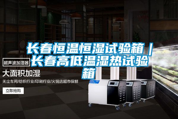 長春恒溫恒濕試驗箱｜長春高低溫濕熱試驗箱